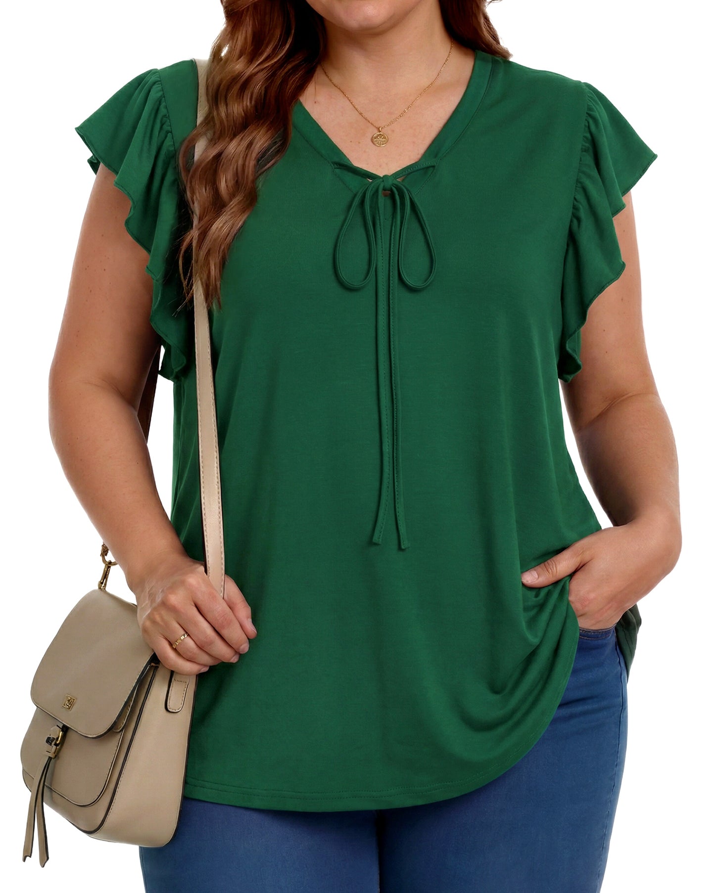 Oryer Plus Size Tank Tops for Women, V Neck Trendy Tunic Summer Shirts for Women Sleeveless Casual Womens Blouse 1X-5X